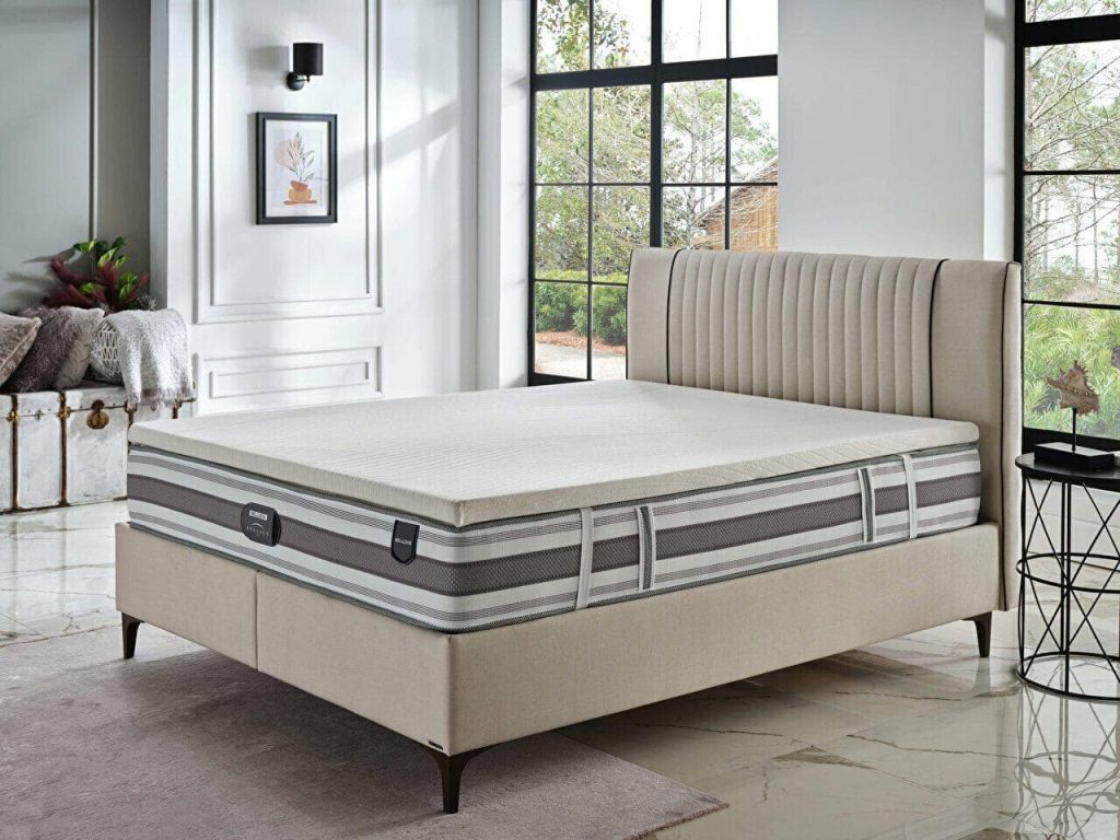 Topper de saltea B-sleep (suprasaltea) | Ortopedic, din spumă cu memorie sau latex pentru confort suplimentar.