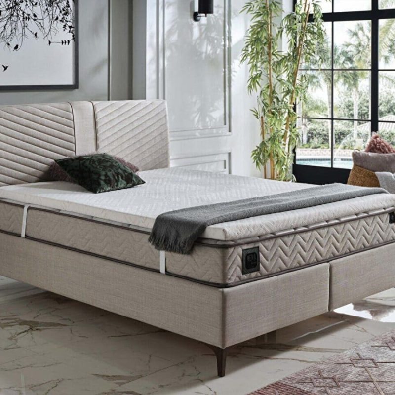 Topper de saltea B-sleep (suprasaltea) | Ortopedic, din spumă cu memorie sau latex pentru confort suplimentar.