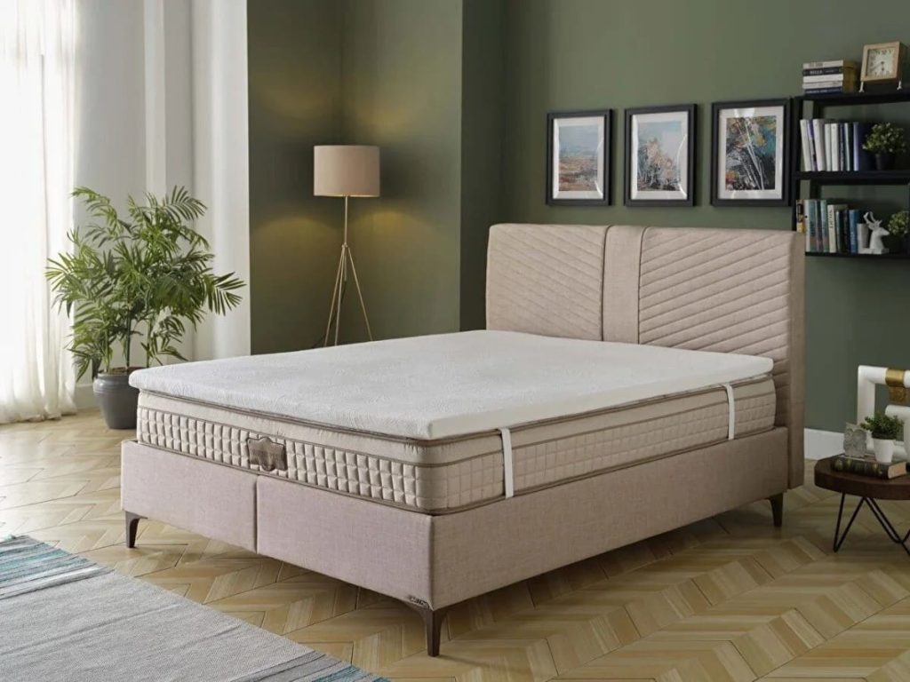 Topper de saltea B-sleep (suprasaltea) | Ortopedic, din spumă cu memorie sau latex pentru confort suplimentar.