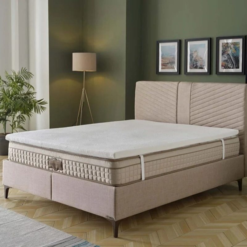 Topper de saltea B-sleep (suprasaltea) | Ortopedic, din spumă cu memorie sau latex pentru confort suplimentar.