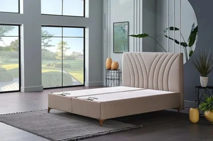 Baza patului Verso cu tapițerie moale