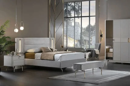 Pat Larissa în dormitor primitor