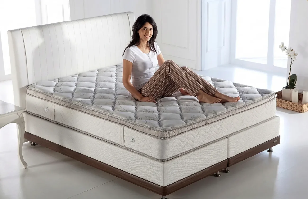 Odihnă confortabilă pe salteaua Almina cu bloc de arcuri individuale pentru un somn profund