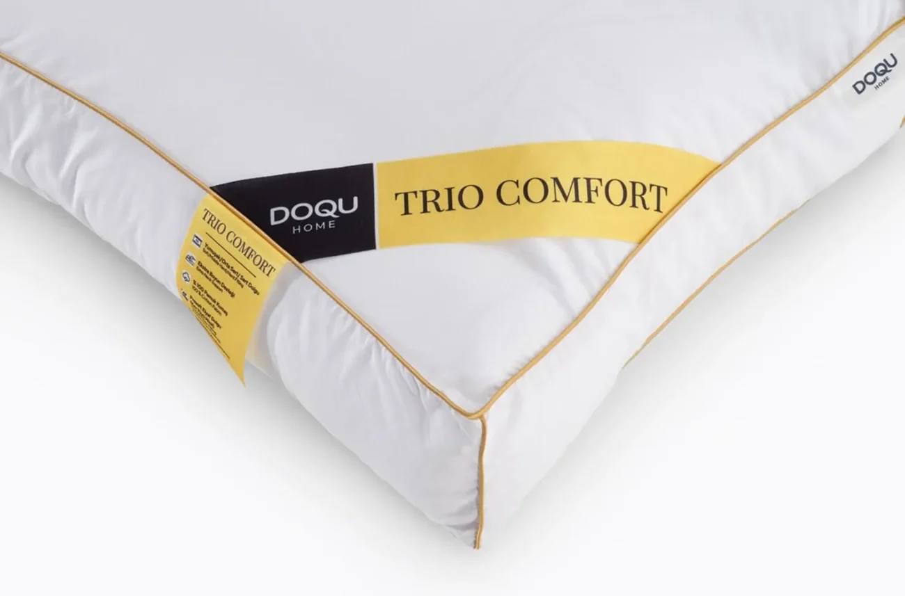 Colt al pernei anatomice Trio Comfort cu banda galbena de brand si paspoal auriu dublu