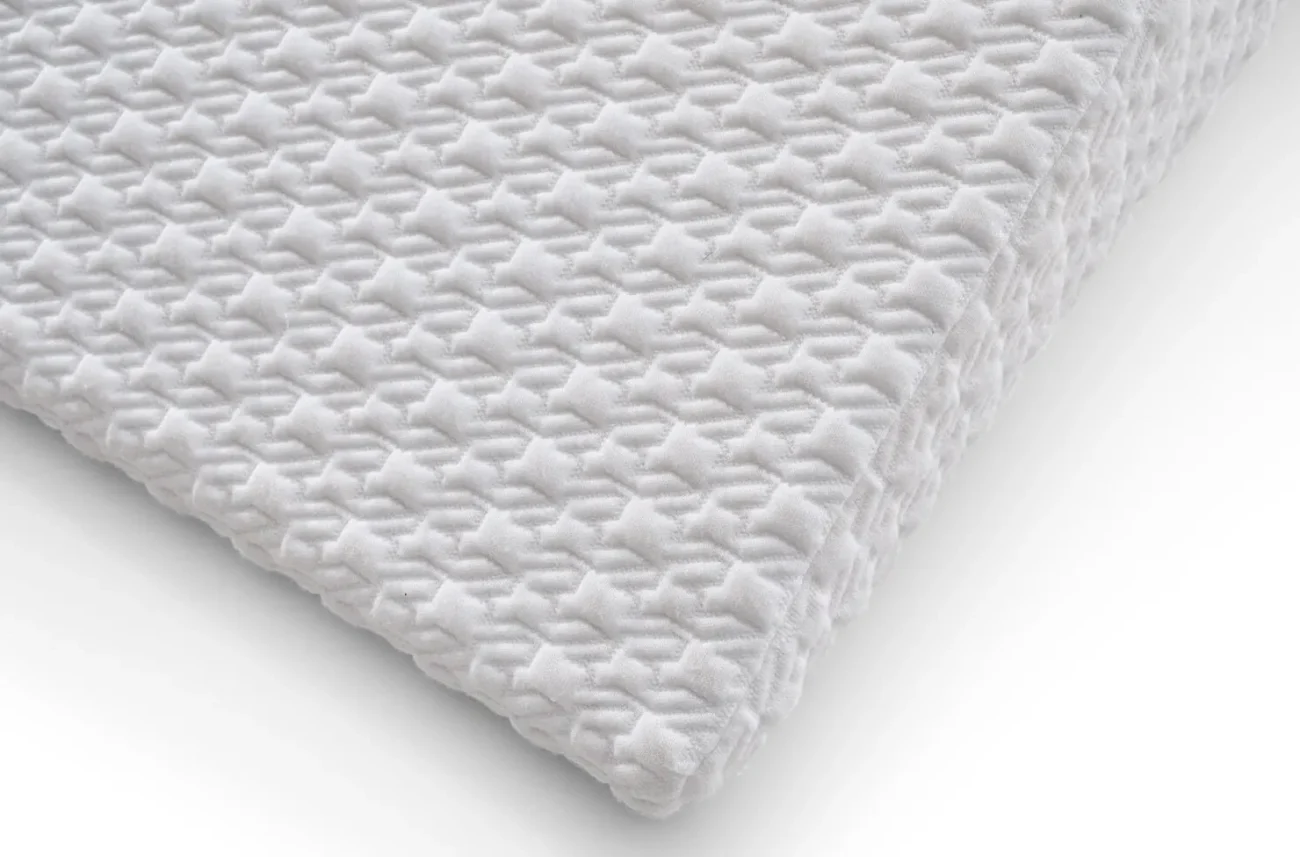 Suprafață texturată și reliefată din material moale de tricot al husei detașabile pentru perna Anti-Reflux