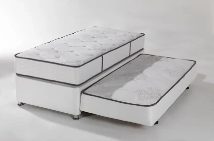 Pat extensibil Caprice Yavrulu cu sertarul inferior pentru dormit complet extras pe role